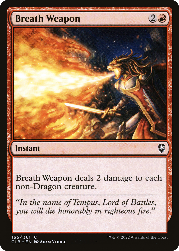 Breath Weapon (CLB-165) [Commander Legends: Battle for Baldur's Gate]