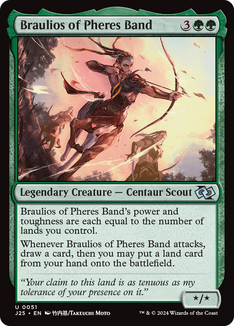 Braulios of Pheres Band (J25-051) [Foundations Jumpstart]