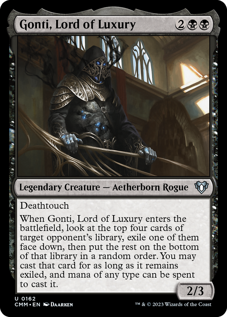 Gonti, Lord of Luxury (CMM-162) [Commander Masters]