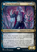 Runo Stromkirk // Krothuss, Lord of the Deep (VOW-316) [Innistrad: Crimson Vow]: (Showcase, Double Faced Transform) Foil