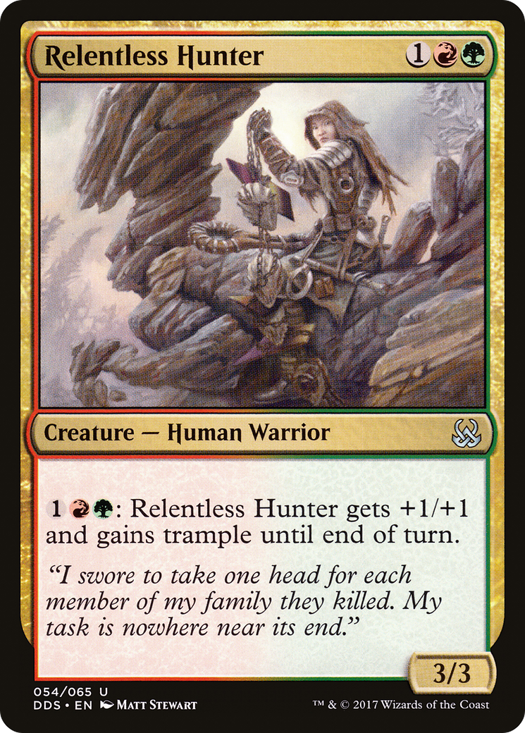 Relentless Hunter (DDS-054) [Duel Decks: Mind vs. Might]