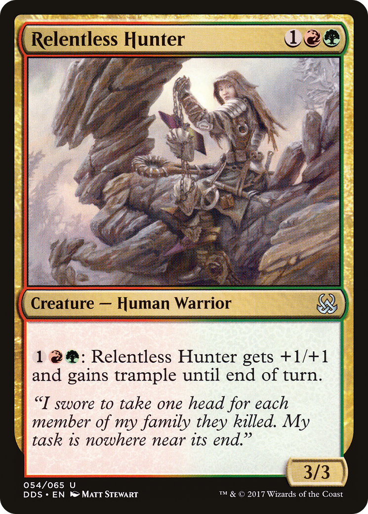 Relentless Hunter (DDS-054) [Duel Decks: Mind vs. Might]