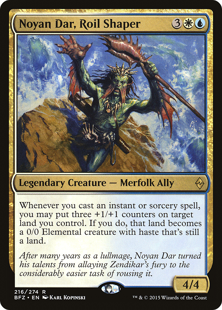 Noyan Dar, Roil Shaper (BFZ-216) [Battle for Zendikar]
