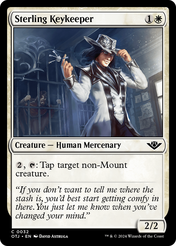 Sterling Keykeeper (OTJ-032) [Outlaws of Thunder Junction] Foil