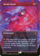Sneak Attack (Anime Borderless) (Confetti Foil) (WOT-099) [Wilds of Eldraine: Enchanting Tales] Foil