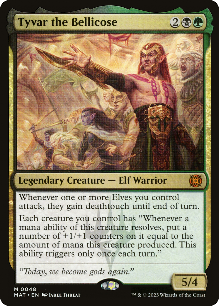 Tyvar the Bellicose (MAT-048) [March of the Machine: The Aftermath] Foil