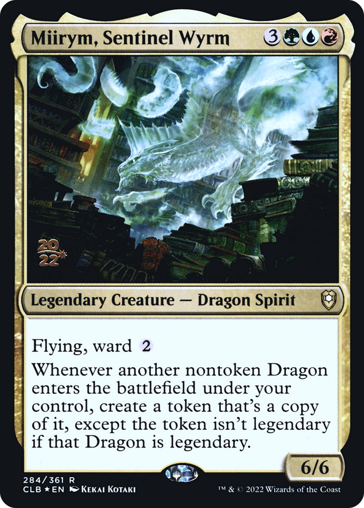 Miirym, Sentinel Wyrm (PRE-284) [Battle for Baldur's Gate Promos] Foil