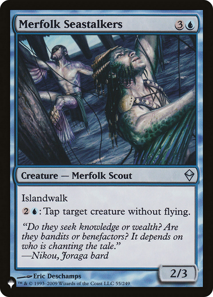 Merfolk Seastalkers (LIST-ZEN-55) [The List]