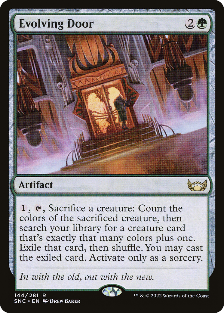 Evolving Door (SNC-144) [Streets of New Capenna] Foil
