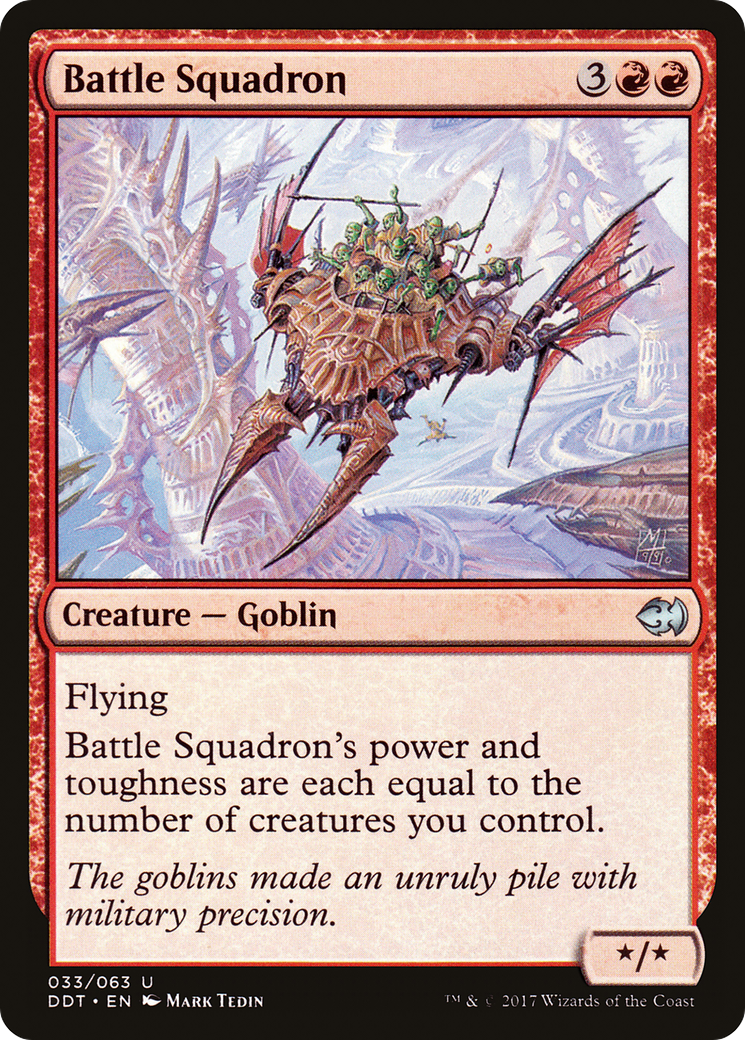 Battle Squadron (DDT-033) [Duel Decks: Merfolk vs. Goblins]