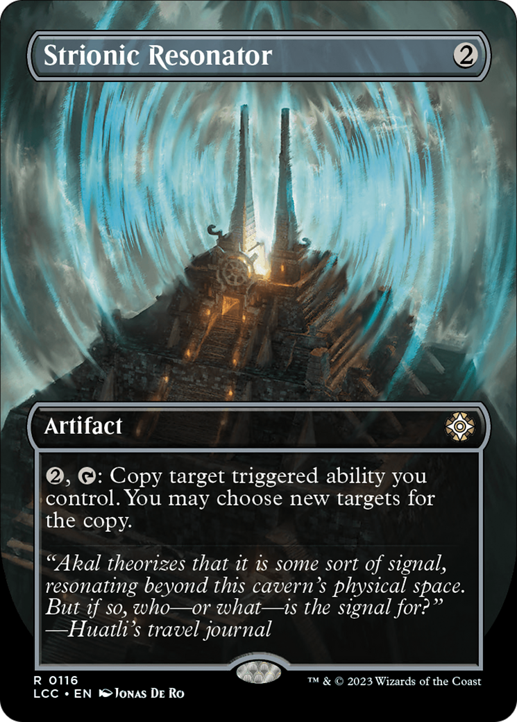 Strionic Resonator (LCC-116) [The Lost Caverns of Ixalan Commander] (Borderless) Foil