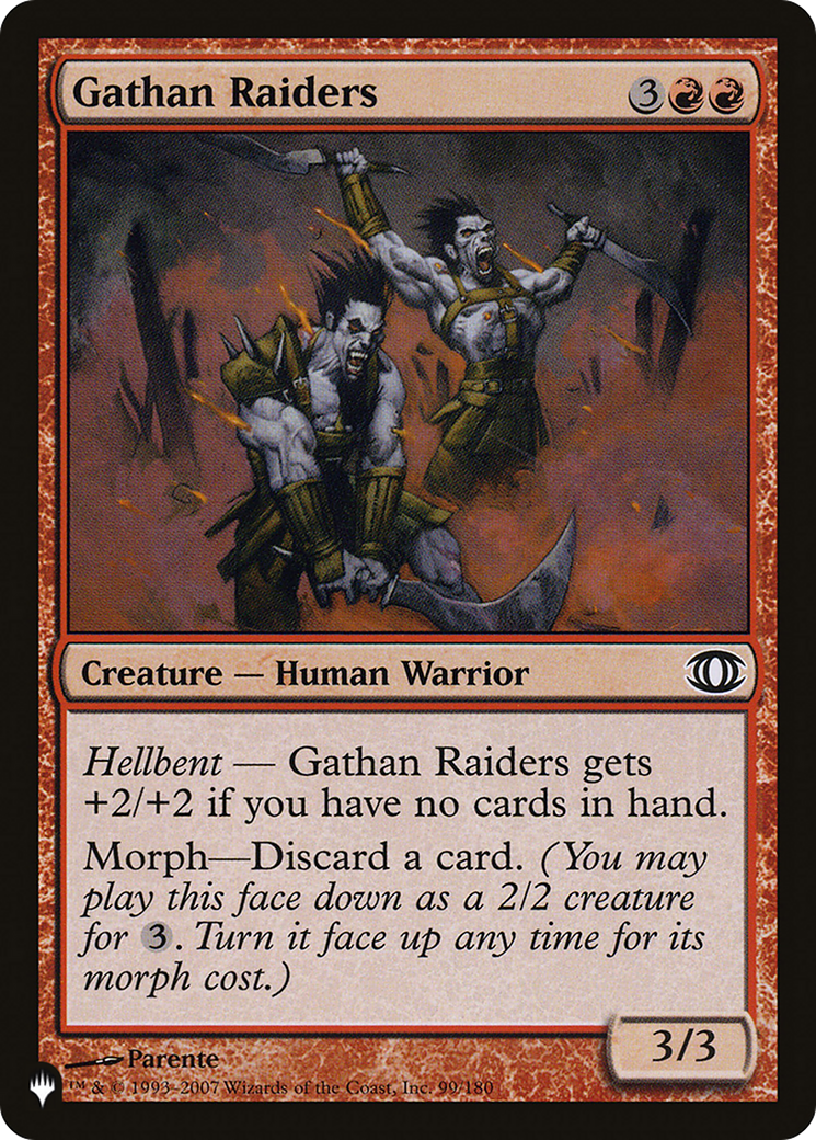 Gathan Raiders (LIST-FUT-99) [The List]