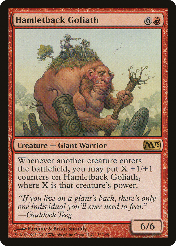 Hamletback Goliath (M13-136) [Magic 2013]