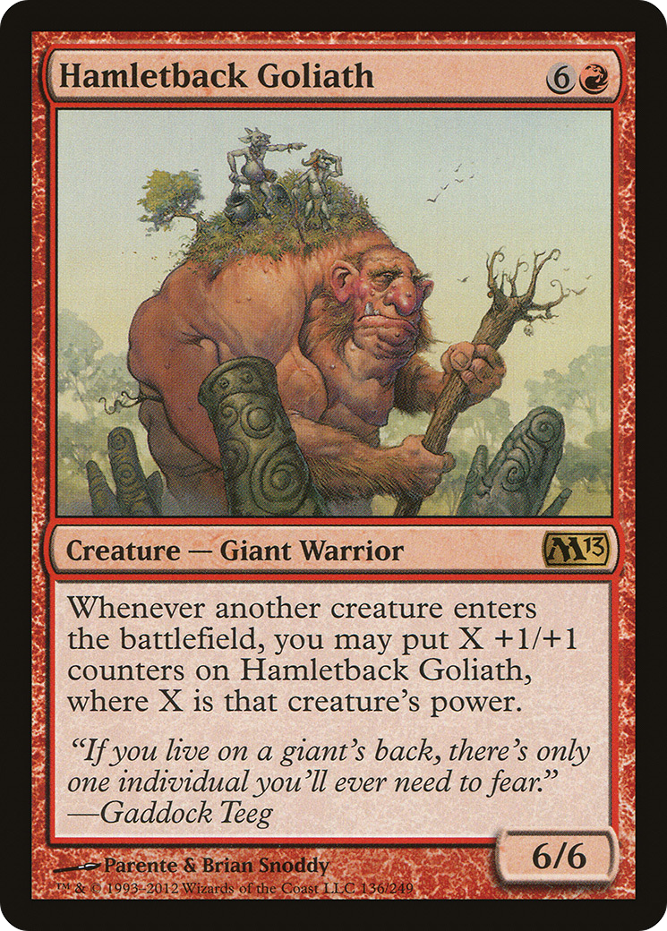 Hamletback Goliath (M13-136) [Magic 2013]