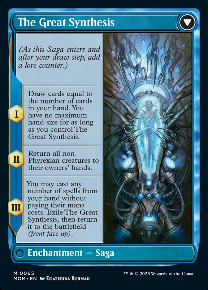 Jin-Gitaxias // The Great Synthesis (MOM-065) [March of the Machine] Foil