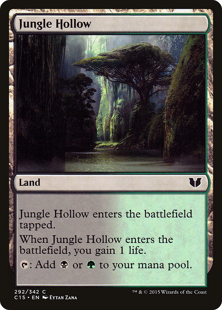 Jungle Hollow (C15-292) [Commander 2015]