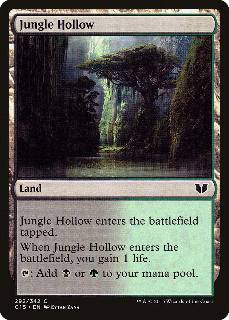 Jungle Hollow (C15-292) [Commander 2015]