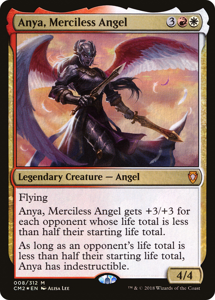 Anya, Merciless Angel (CM2-008) [Commander Anthology Volume II] Foil