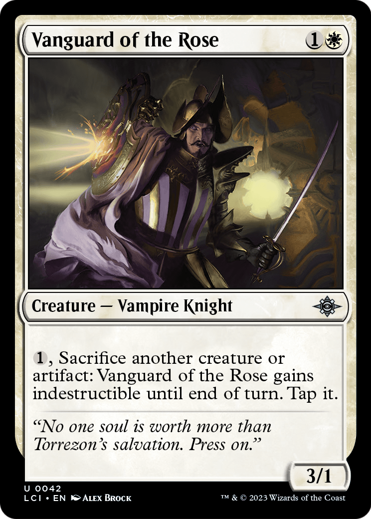 Vanguard of the Rose (LCI-042) [The Lost Caverns of Ixalan] Foil