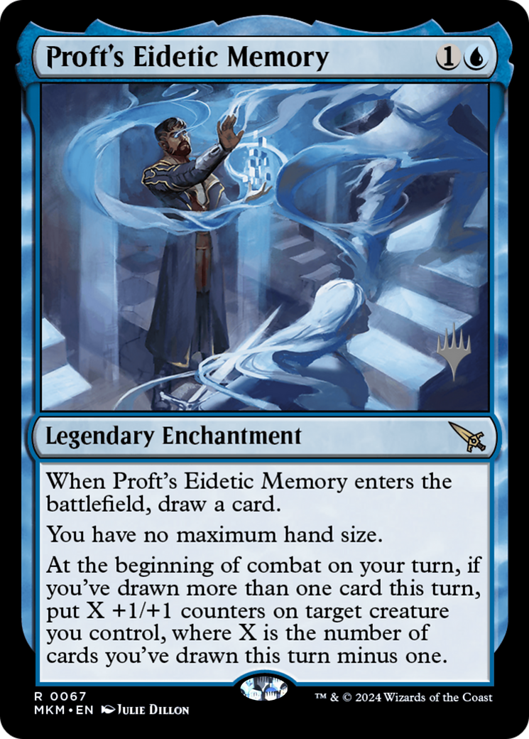 Proft's Eidetic Memory (PPMKM-67P) [Murders at Karlov Manor Promos]