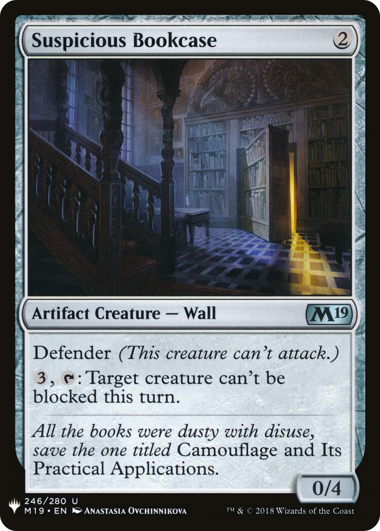 Suspicious Bookcase (LIST-M19-246) [The List]