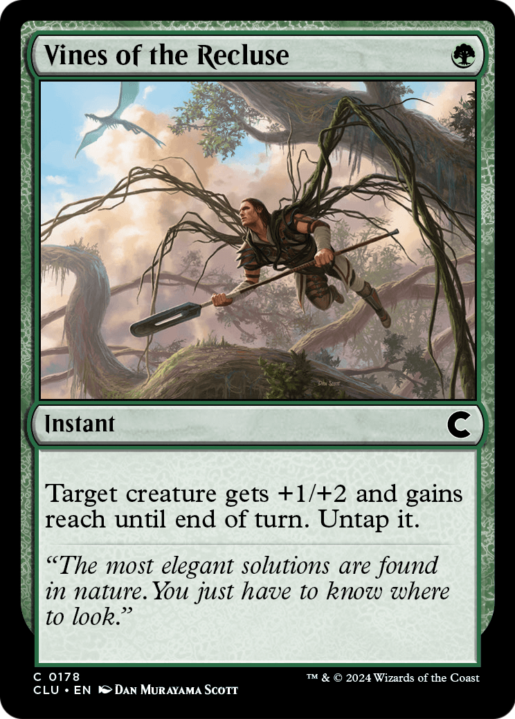Vines of the Recluse (CLU-178) [Ravnica: Clue Edition]