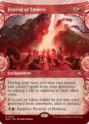 Festival of Embers (BLB-316) [Bloomburrow]: (Showcase) (Borderless) Foil
