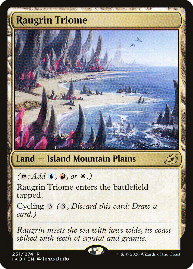 Raugrin Triome (IKO-251) [Ikoria: Lair of Behemoths] Foil