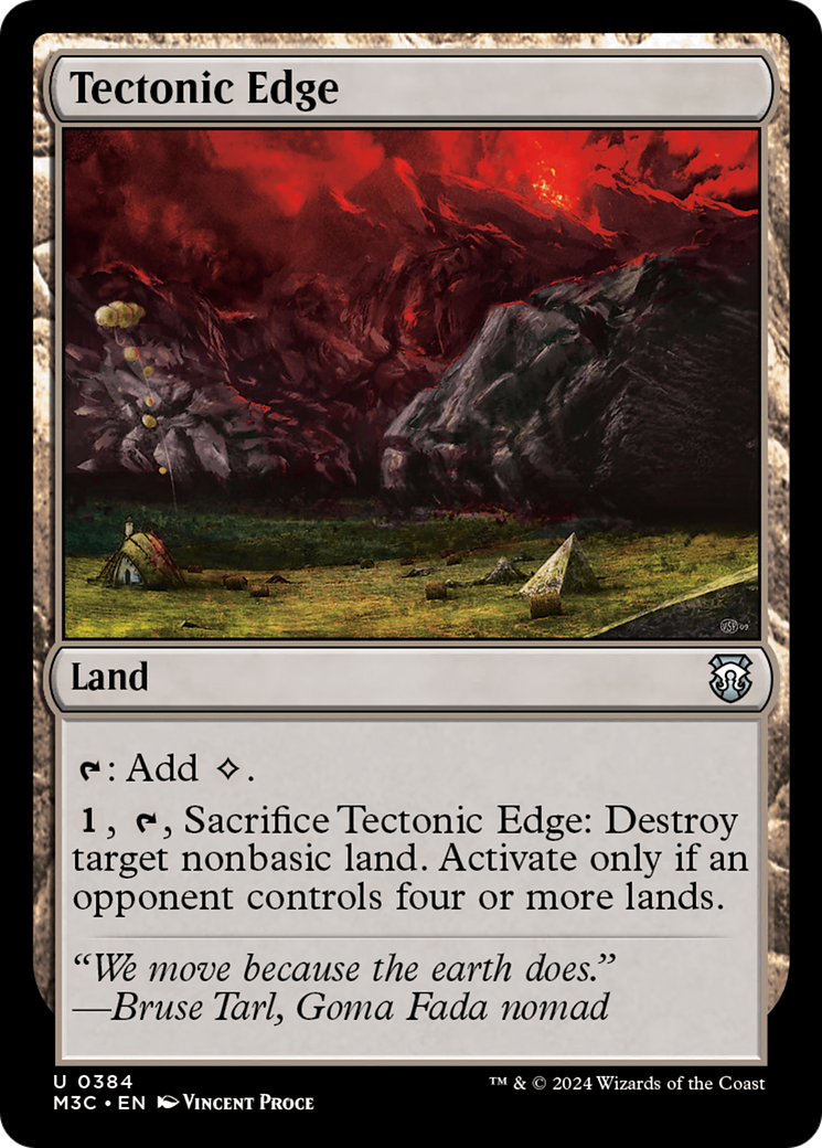 Tectonic Edge (M3C-384) [Modern Horizons 3 Commander]