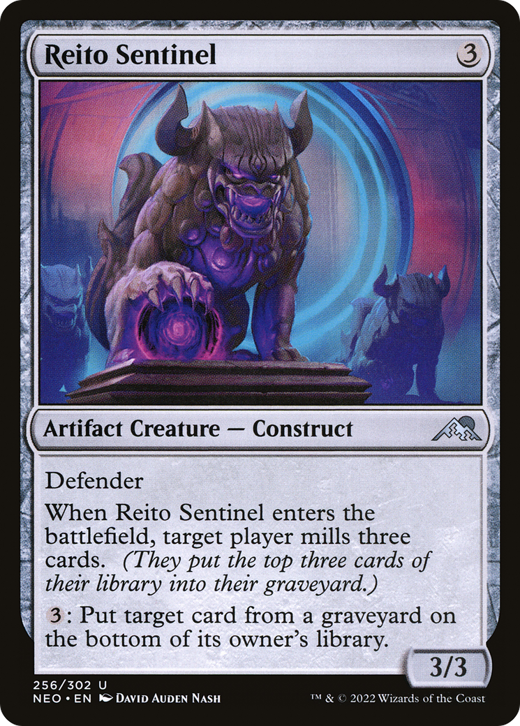 Reito Sentinel (NEO-256) [Kamigawa: Neon Dynasty]