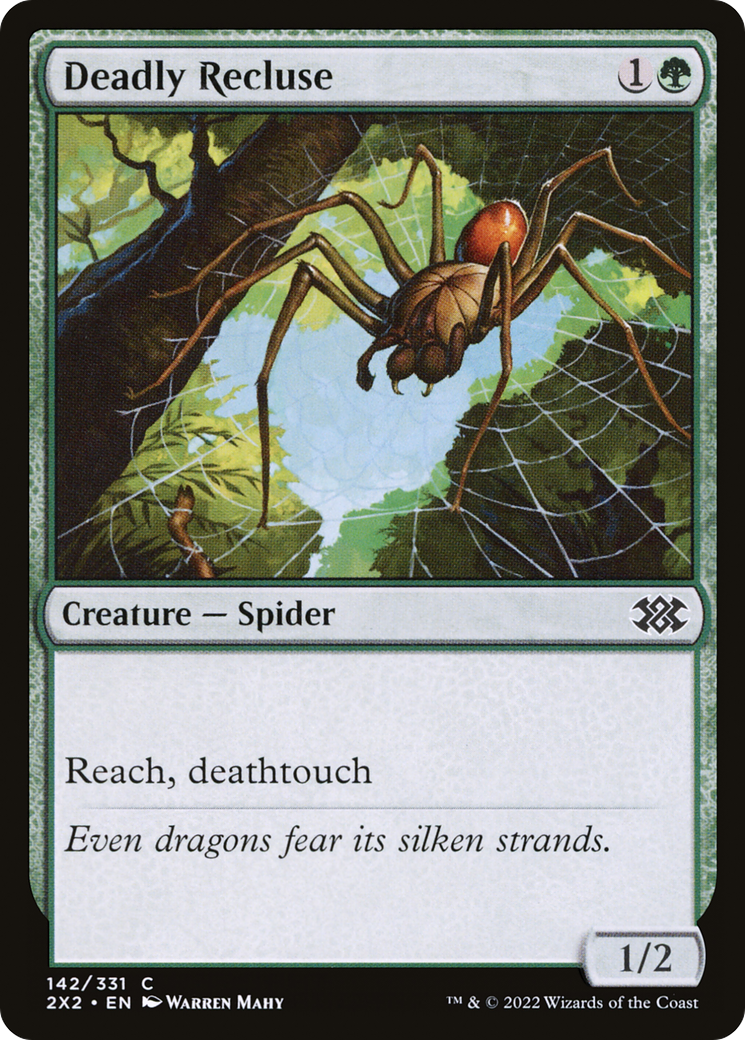 Deadly Recluse (2X2-142) [Double Masters 2022] Foil