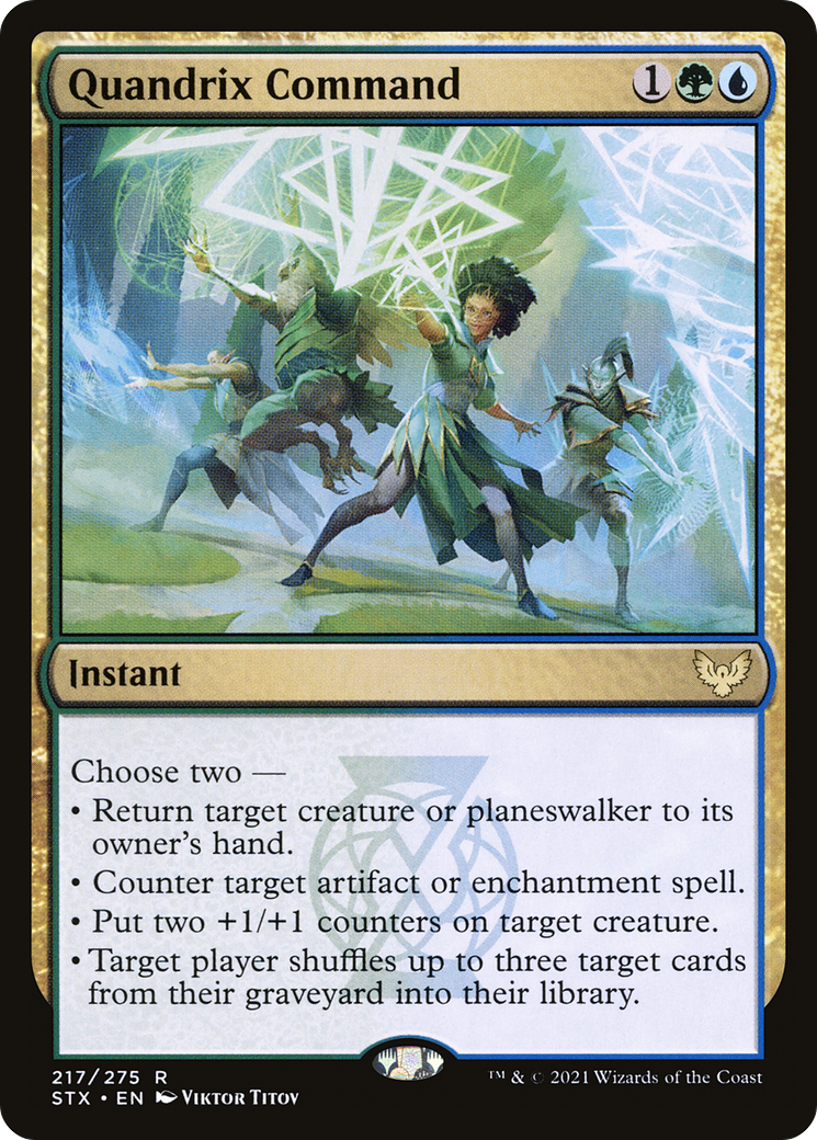 Quandrix Command (STX-217) [Strixhaven: School of Mages] Foil