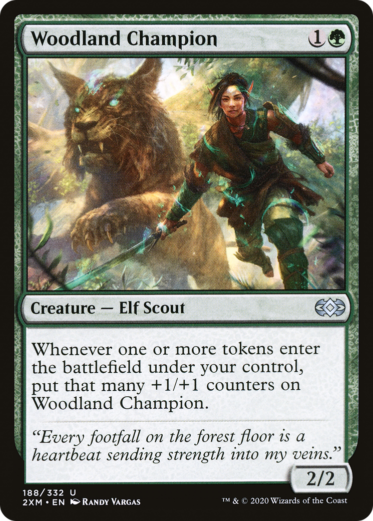 Woodland Champion (2XM-188) [Double Masters] Foil