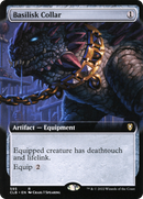 Basilisk Collar (Extended Art) (CLB-595) [Commander Legends: Battle for Baldur's Gate]