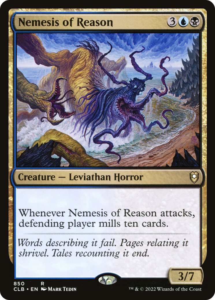 Nemesis of Reason (CLB-850) [Commander Legends: Battle for Baldur's Gate]