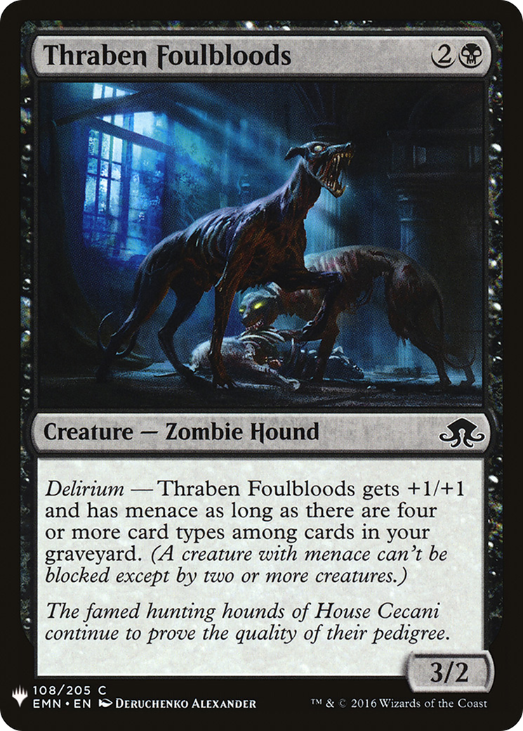 Thraben Foulbloods (LIST-EMN-108) [The List]