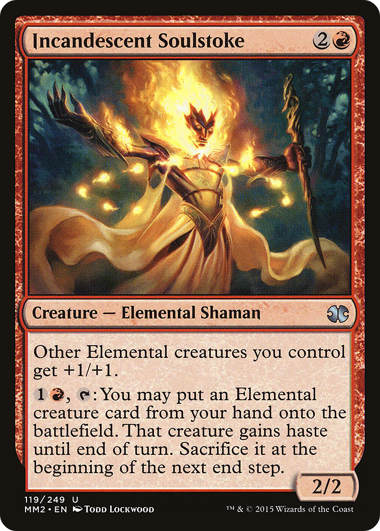 Incandescent Soulstoke (MM2-119) [Modern Masters 2015]