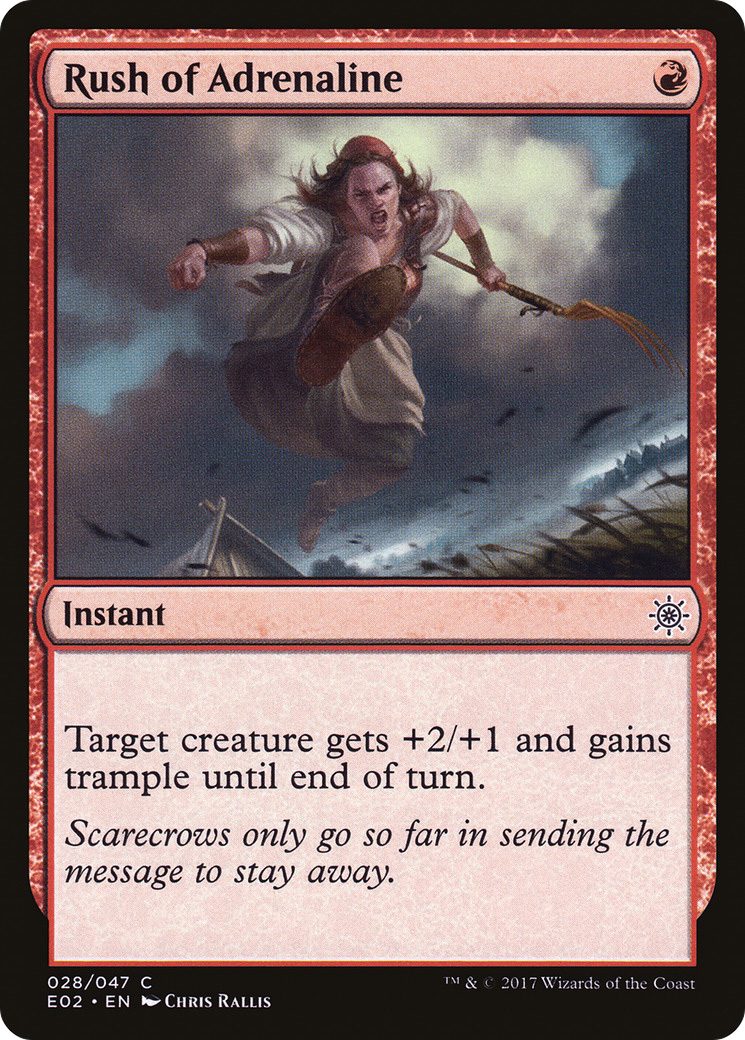 Rush of Adrenaline (E02-028) [Explorers of Ixalan]