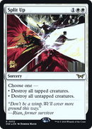 Split Up (PRE-32S) [Duskmourn: House of Horror Promos] Foil