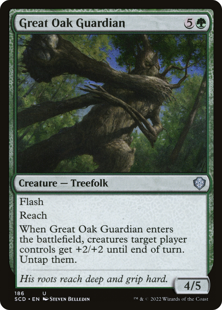 Great Oak Guardian (SCD-186) [Starter Commander Decks]