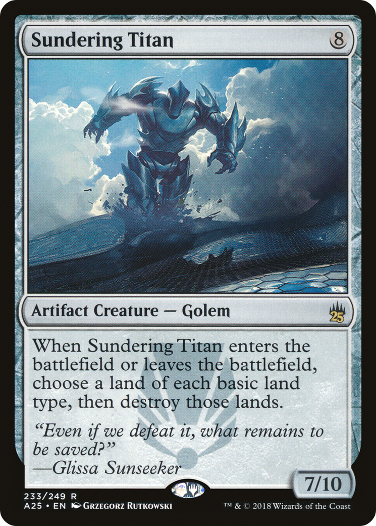Sundering Titan (A25-233) [Masters 25] Foil