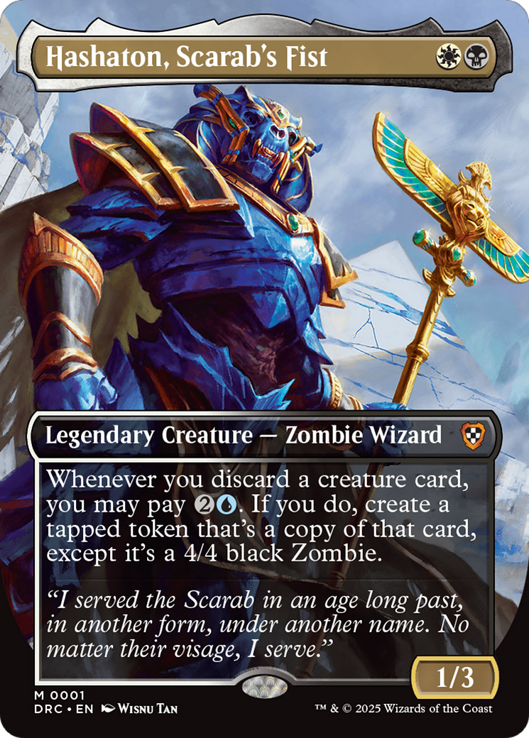 Hashaton, Scarab's Fist (DRC-001) [Commander: Aetherdrift]