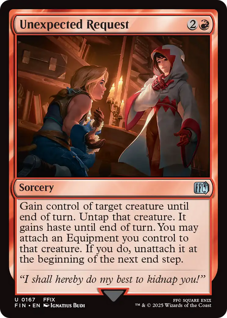 Unexpected Request (FIN-167) [FINAL FANTASY] Foil