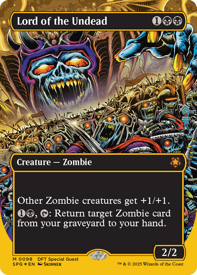 Lord of the Undead (SPG-098) [Special Guests] (Borderless) Foil