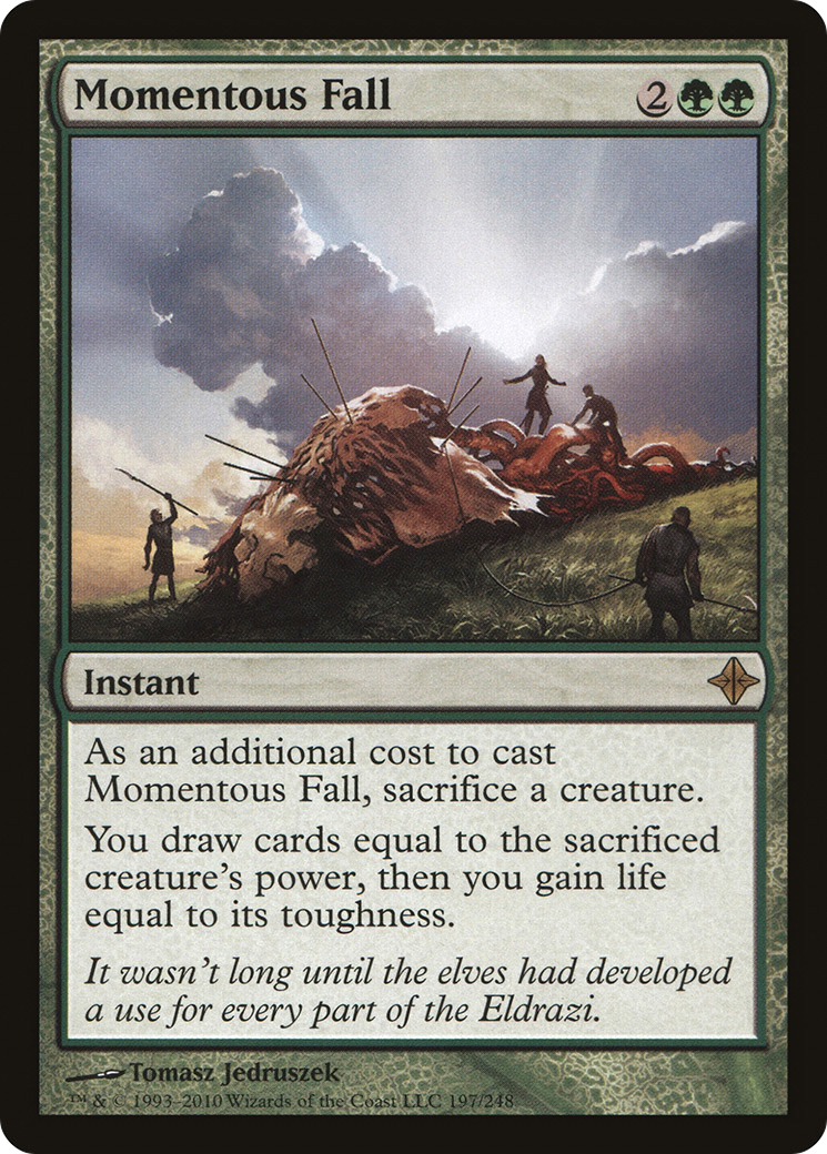 Momentous Fall (ROE-197) [Rise of the Eldrazi] Foil