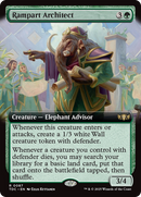 Rampart Architect (TDC-087) [Commander: Tarkir: Dragonstorm]: (Extended Art)