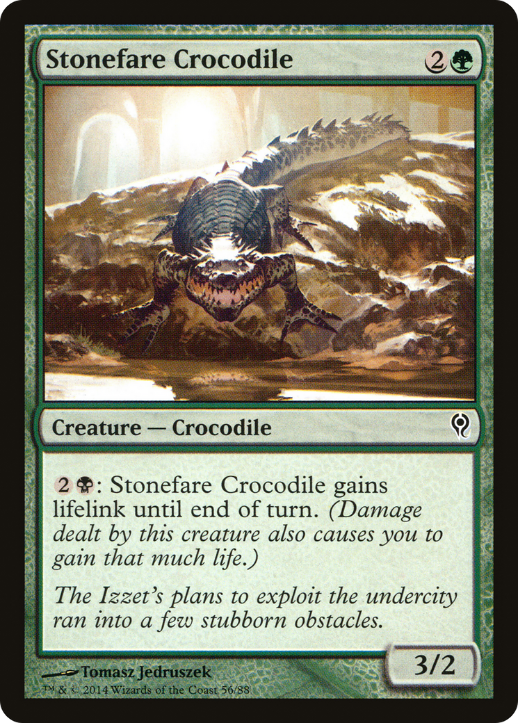 Stonefare Crocodile (DDM-056) [Duel Decks: Jace vs. Vraska]
