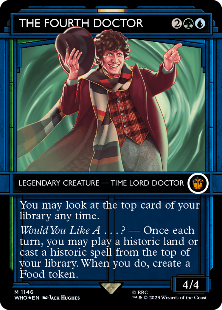 The Fourth Doctor (WHO-1146) [Doctor Who]: (Showcase) (Borderless) Foil