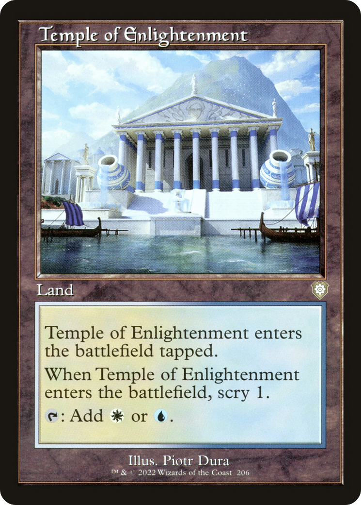 Temple of Enlightenment (BRC-206) [The Brothers' War Commander]