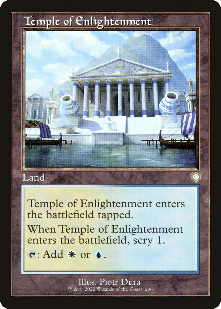 Temple of Enlightenment (Retro Frame) (BRC-206) [The Brothers' War Commander]